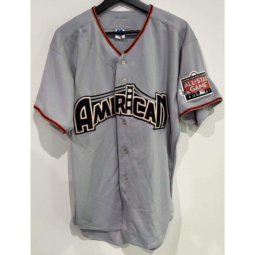 2007 All Star Game American League Jersey Sz 44 Russell Athletic USA Vintage